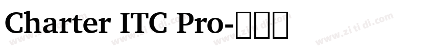 Charter ITC Pro字体转换